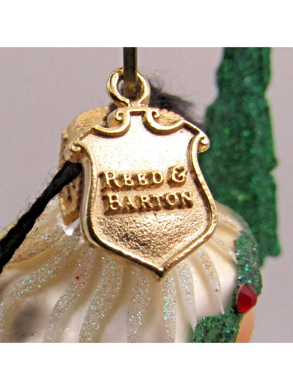 Reed & Barton Pere Noel Signature Santa Ornament Original Box and Tag C4114G